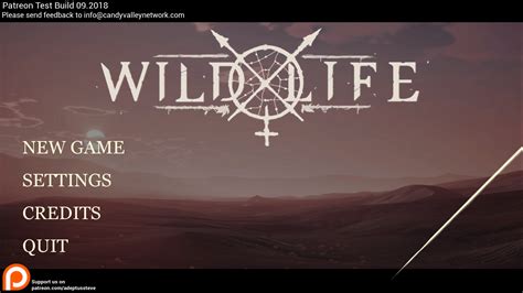 wild life patreon|Public Build Release 23.02.2024 .